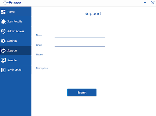 Ticketing System Support Page